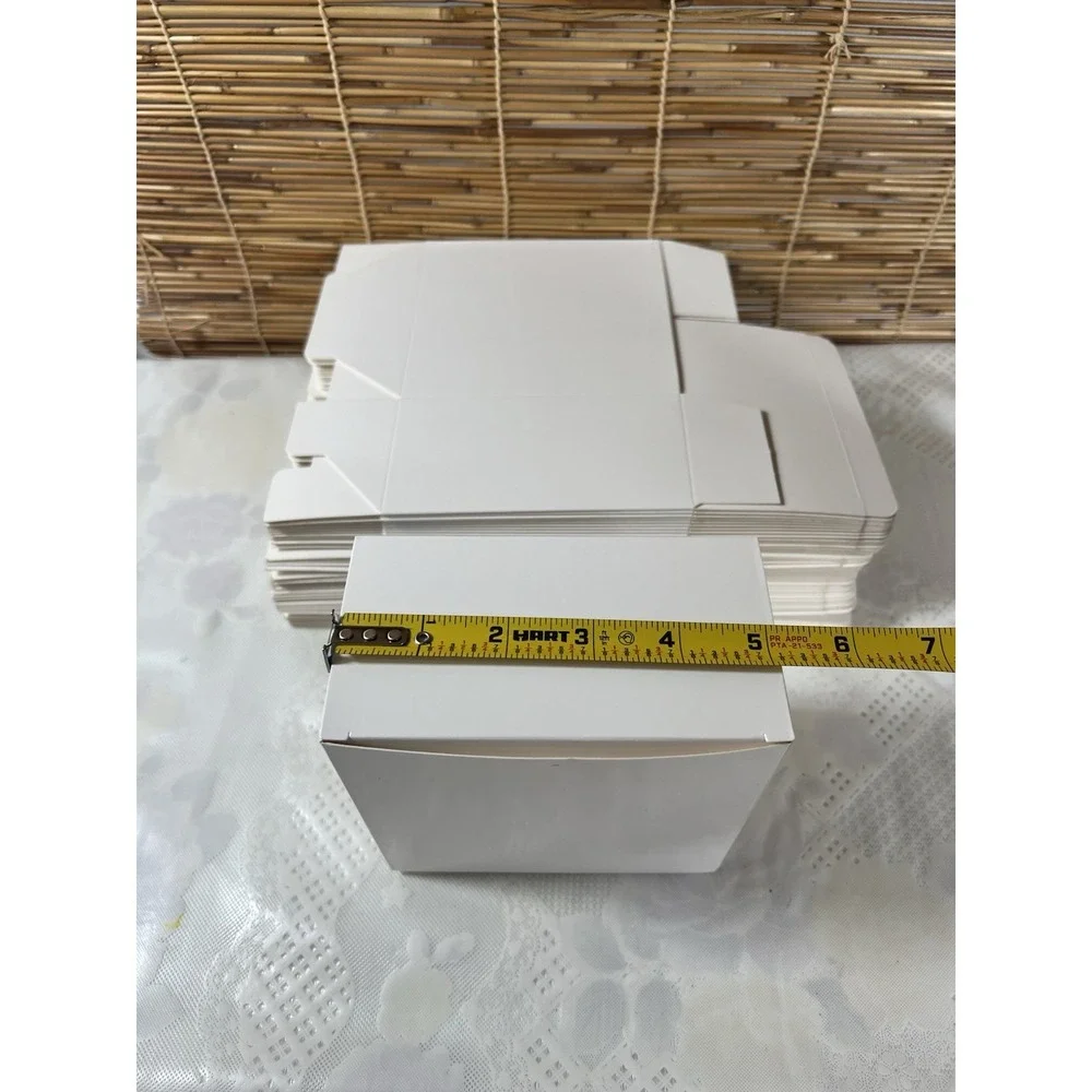 45 Small White Boxes 5x3x5